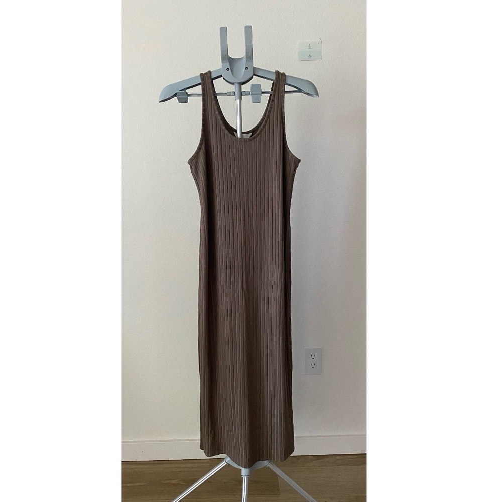 Bodycon Rib Knit Sleeveless Dress